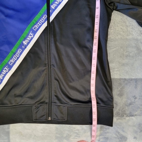 Kappa x Awake Track Jacket NY Logo Eldred Men Medium Royal Blue and Black Soccer - Picture 11 of 11